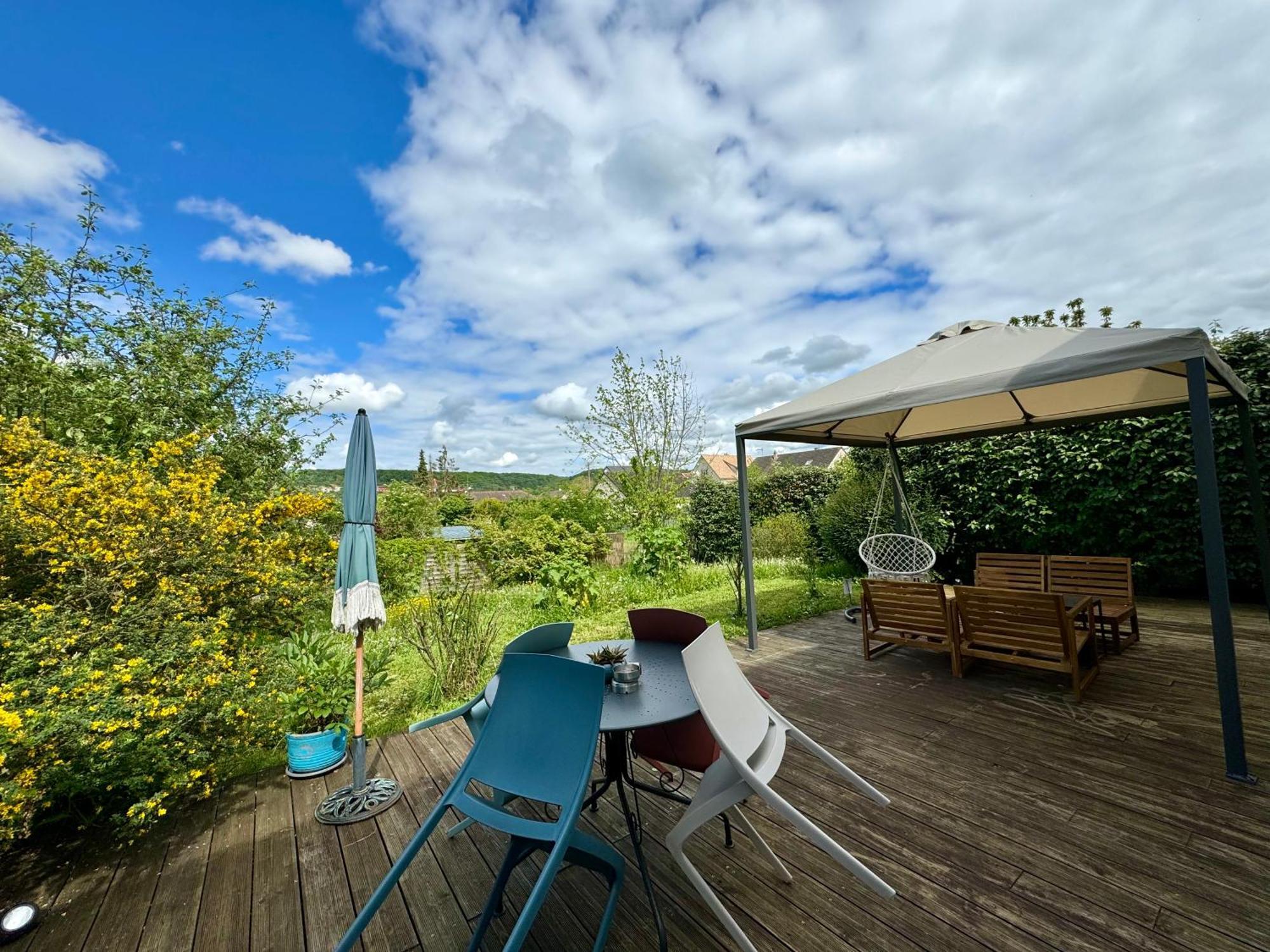 La Mandragora - Maison Avec Jardin Et Poele A Bois Vernon  Exterior photo